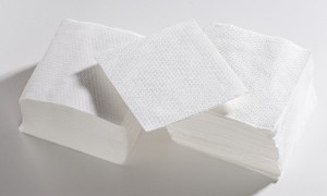 Serviette 1 pli blanche 30x30 p200