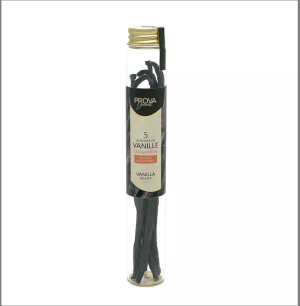 Vanille gous papouas guinee bio tube x5