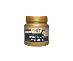 Fond blanc de volaille premium 630g chef