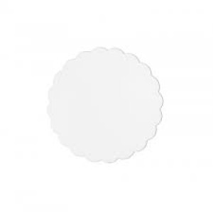 Rond festonne blanc  o 29cm x250