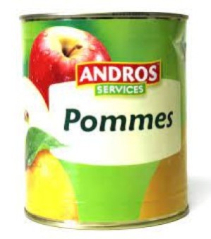 Compote pomme/abric 5/1 andros
