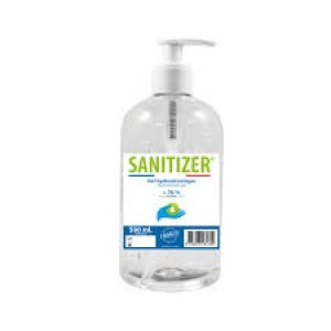 Gel hydroalcoolique pompe 500ml santizer