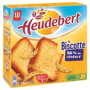 Biscottes 34tr 6 cereal x4 heudeb