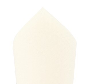 Serviette snack blanche 25x25 p50