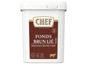 Fond brun lie 600g chef