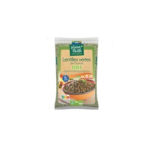 Lentille verte  bio 5 kg vivien paille