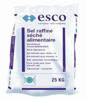 Sel fin alimentaire 25 kg esco